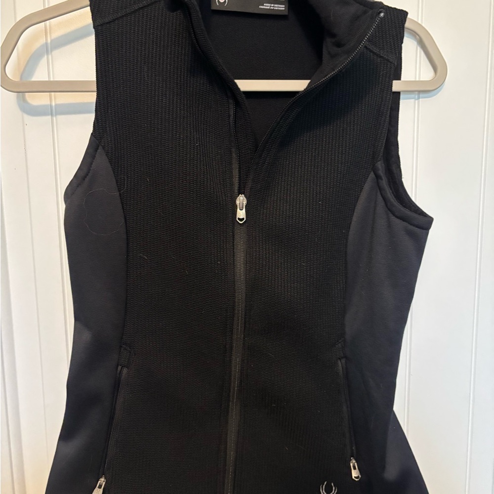 Spyder Women's Black Zip-Up Vest